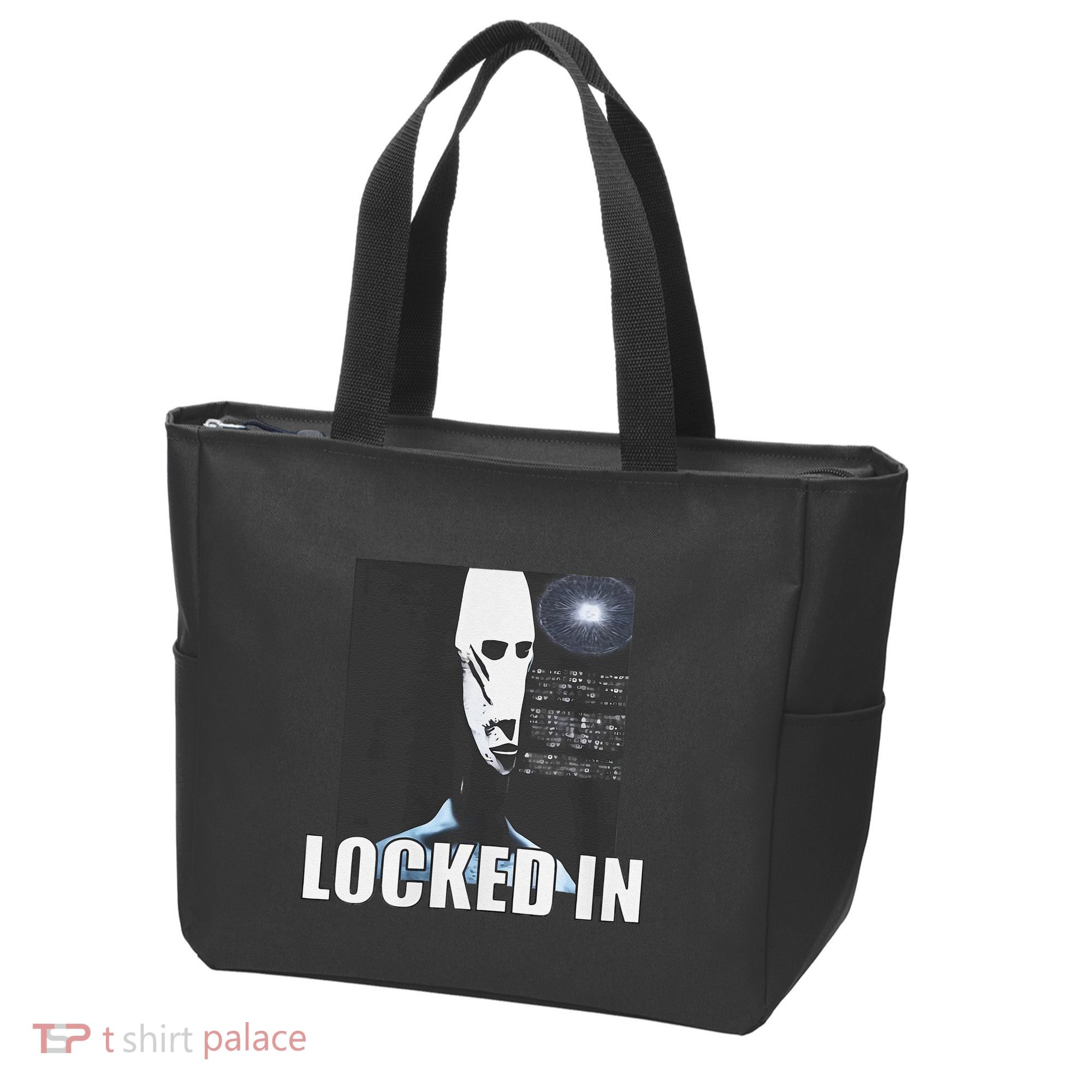 Locked In Alien Funny Extraterrestrial Alien Meme Tote Bag