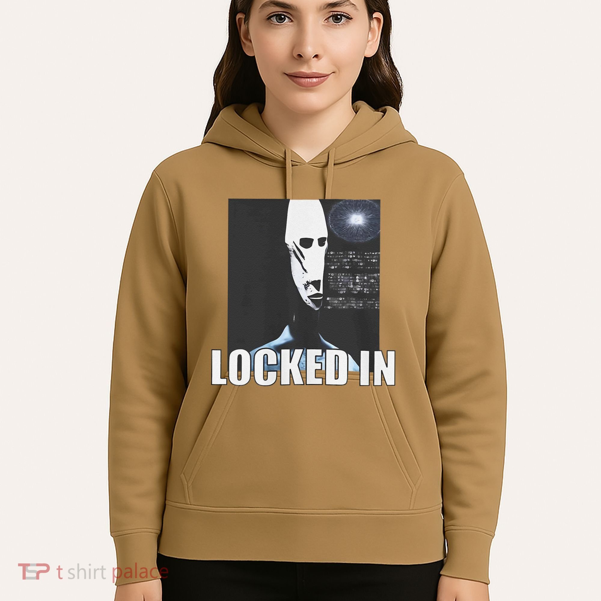 Locked In Alien Funny Extraterrestrial Alien Meme Hoodie