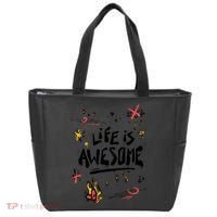 Life Is Awesome Rockstar Tote Bag thumb 0