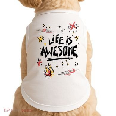 Life Is Awesome Rockstar Doggie Tank