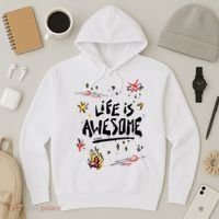 Life Is Awesome Rockstar Hoodie thumb 3