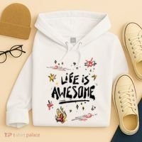 Life Is Awesome Rockstar Hoodie thumb 4