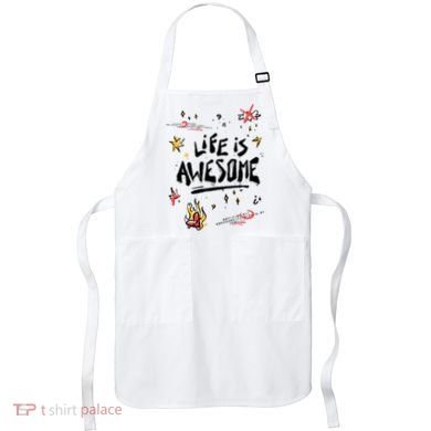Life Is Awesome Rockstar Apron
