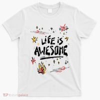 Life Is Awesome Rockstar T-Shirt thumb 0