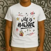 Life Is Awesome Rockstar T-Shirt thumb 3