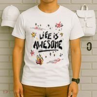 Life Is Awesome Rockstar T-Shirt thumb 6