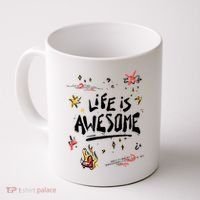 Life Is Awesome Rockstar Coffee Mug thumb 0