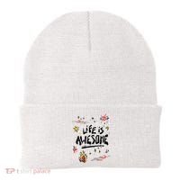 Life Is Awesome Rockstar Beanie thumb 0