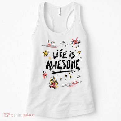 Life Is Awesome Rockstar Women's Tank Top