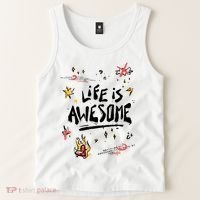 Life Is Awesome Rockstar Tank Top thumb 2