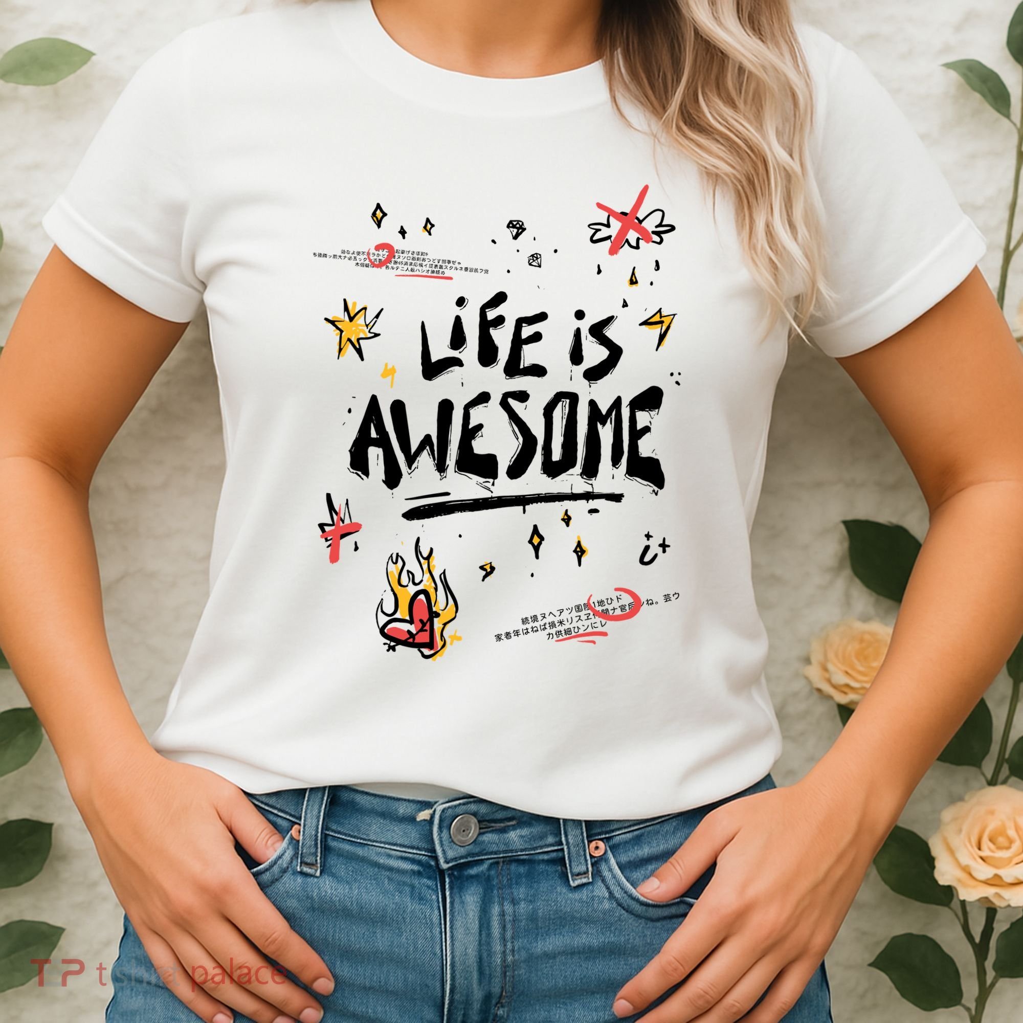Life Is Awesome Rockstar Women's T-Shirt