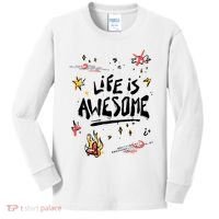 Life Is Awesome Rockstar Kids Long Sleeve Shirt thumb 0