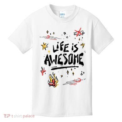 Life Is Awesome Rockstar Kids T-Shirt