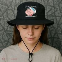 Life Isn’t As Rough When Brain Is Smooth Bucket Hat thumb 3