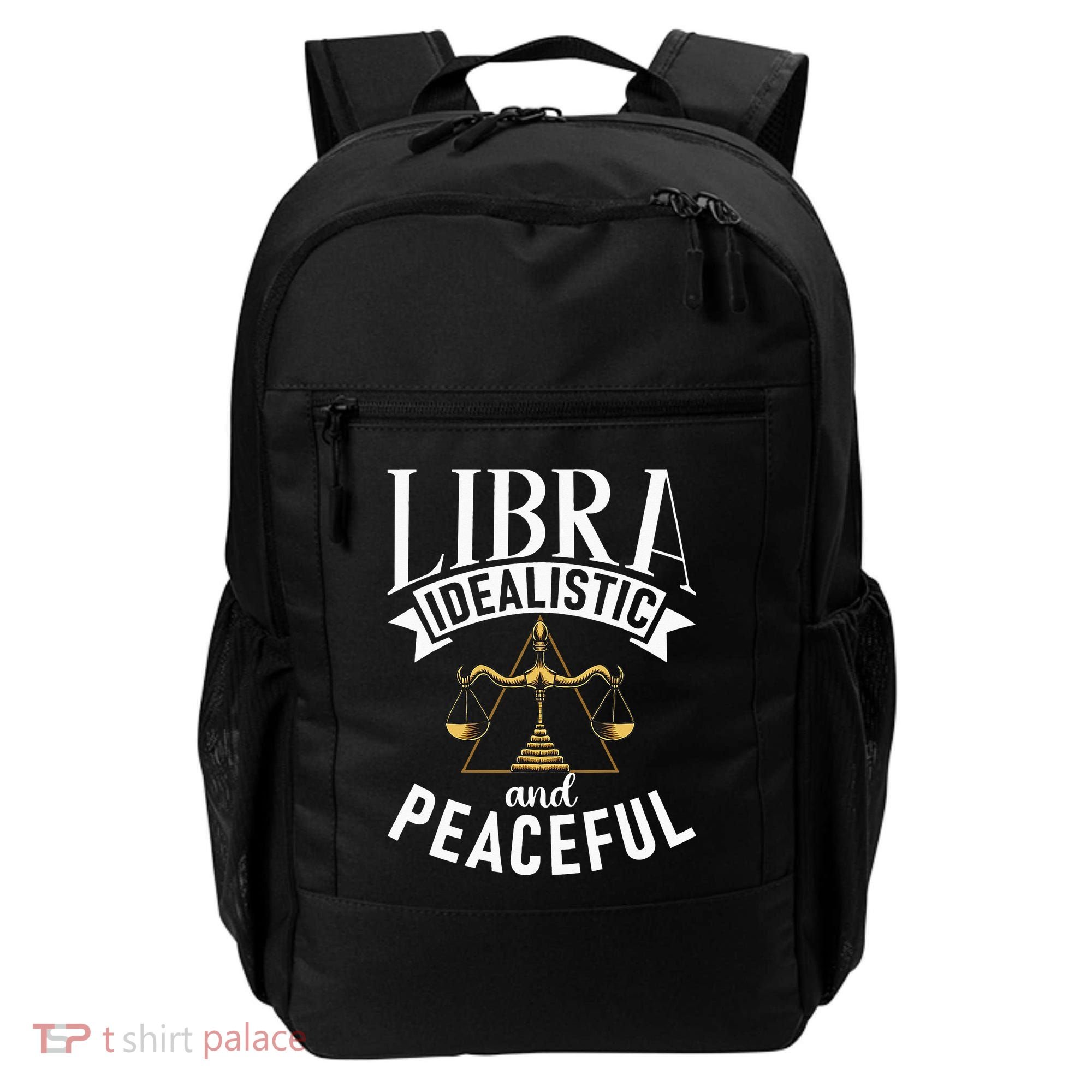 Libra Idealistic And Peaceful Zodiac Astronomy Nature Lover Backpack