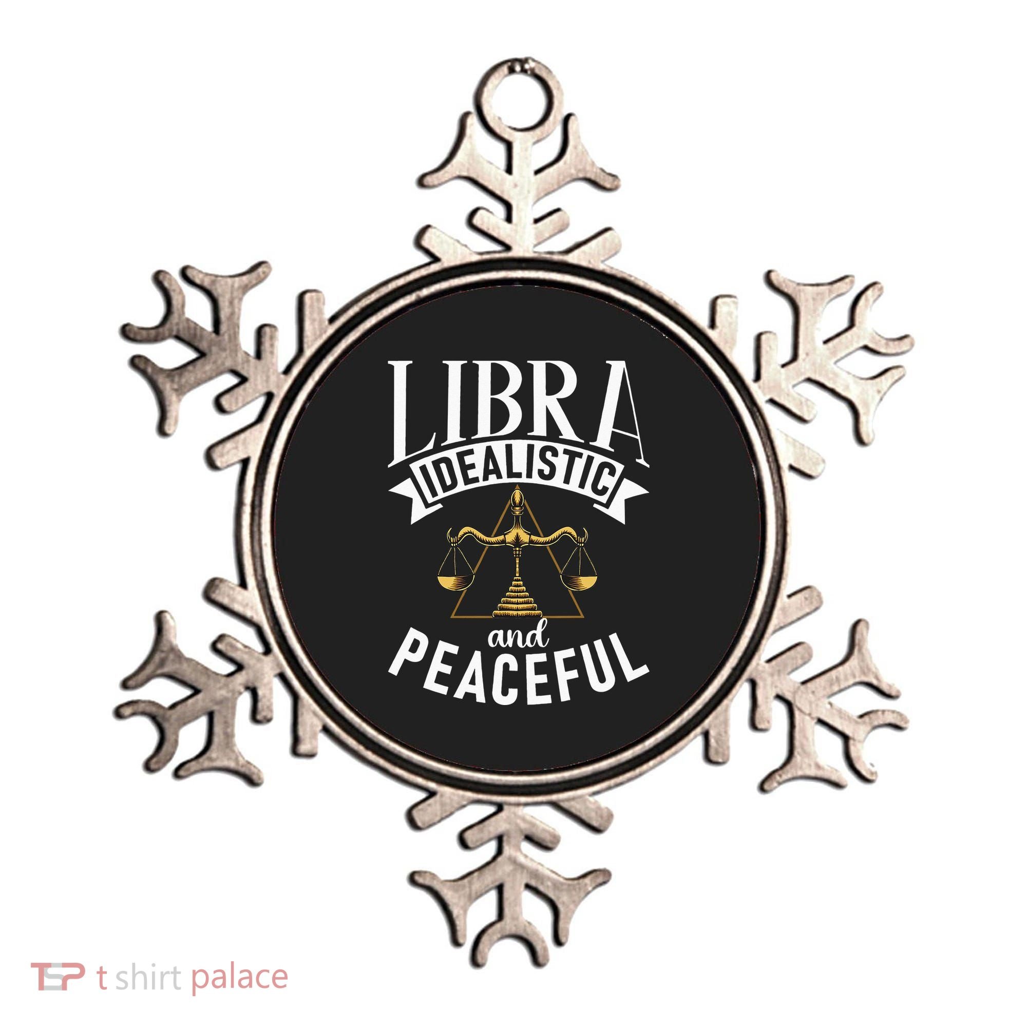 Libra Idealistic And Peaceful Zodiac Astronomy Nature Lover Ornament