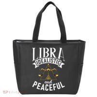 Libra Idealistic And Peaceful Zodiac Astronomy Nature Lover Tote Bag thumb 0