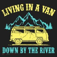 Living In A Van Down By The River Beanie thumb 2