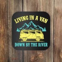 Living In A Van Down By The River Coaster thumb 0