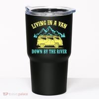 Living In A Van Down By The River Tumbler thumb 0