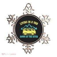 Living In A Van Down By The River Ornament thumb 0