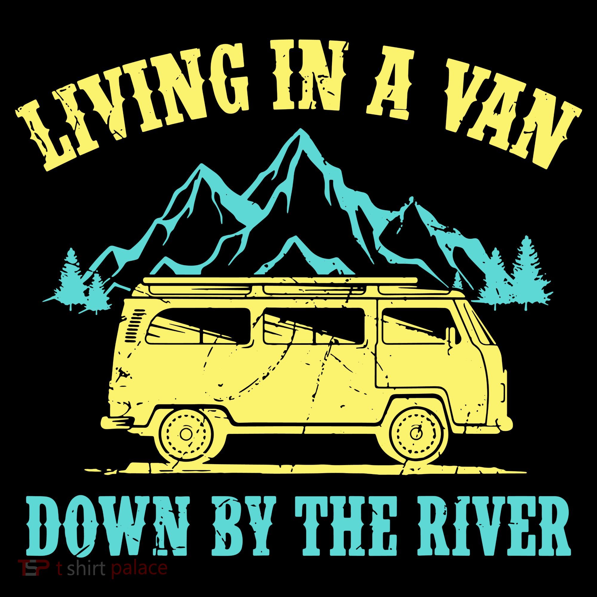 Living In A Van Down By The River Ornament