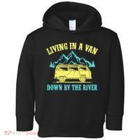 Living In A Van Down By The River Toddler Hoodie thumb 0