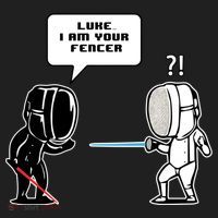 Luke I Am Your Fencer Funny Fencing Gift Beanie thumb 2