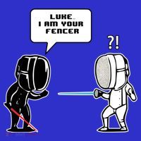 Luke I Am Your Fencer Funny Fencing Gift Apron thumb 3
