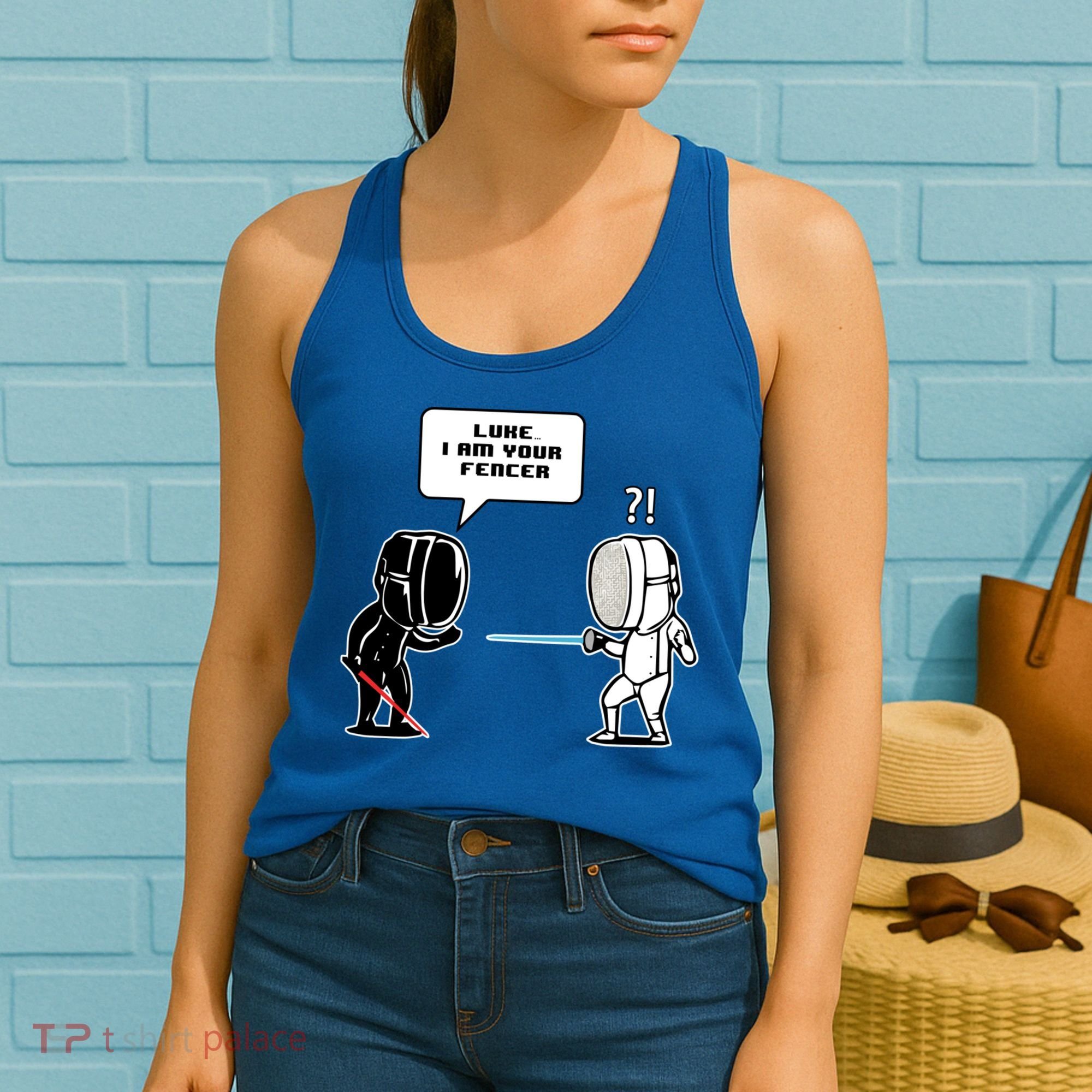 Luke I Am Your Fencer Funny Fencing Gift Women's Tank Top