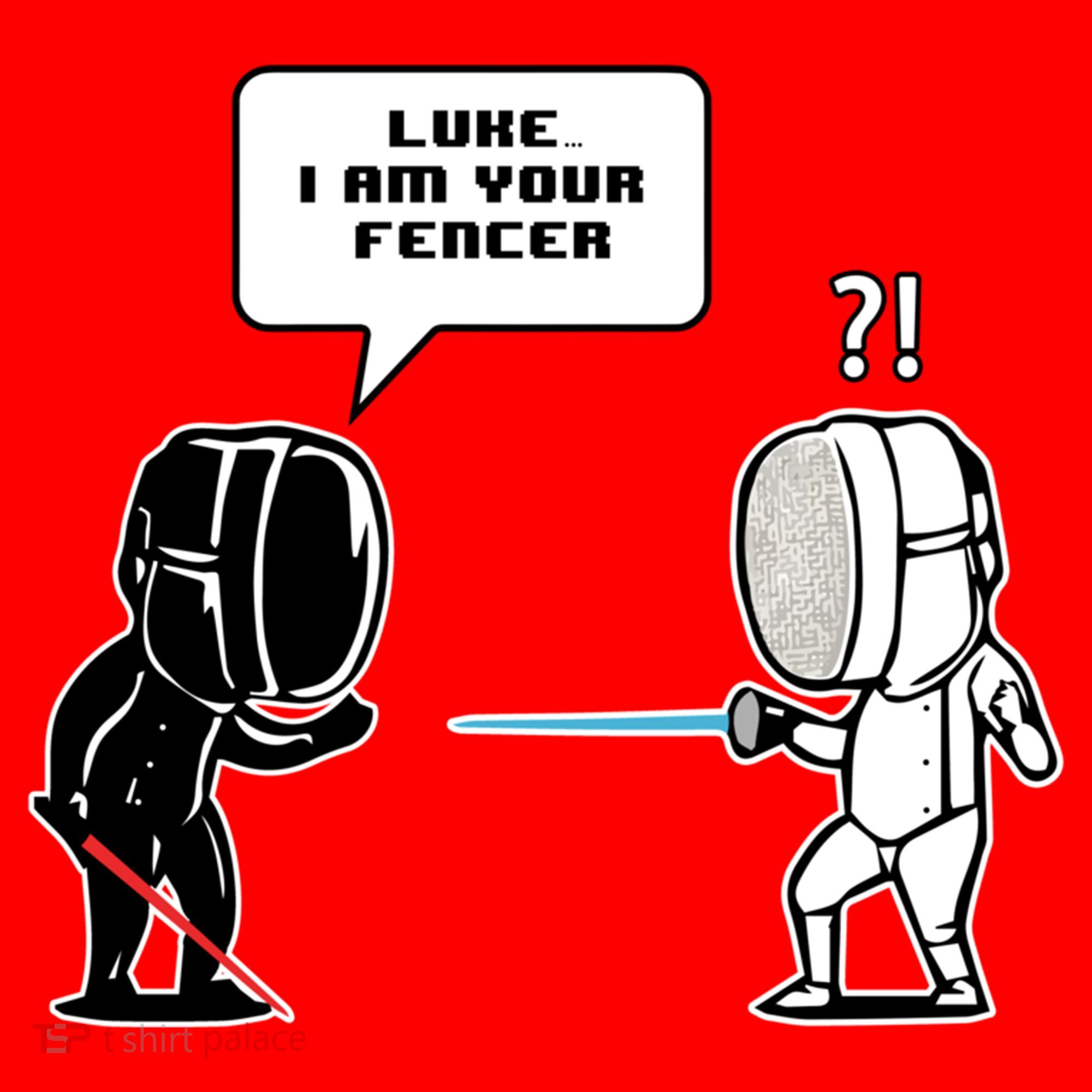 Luke I Am Your Fencer Funny Fencing Gift Santa Hat