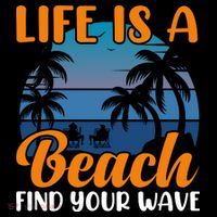 Life Is A Beach Backpack thumb 2