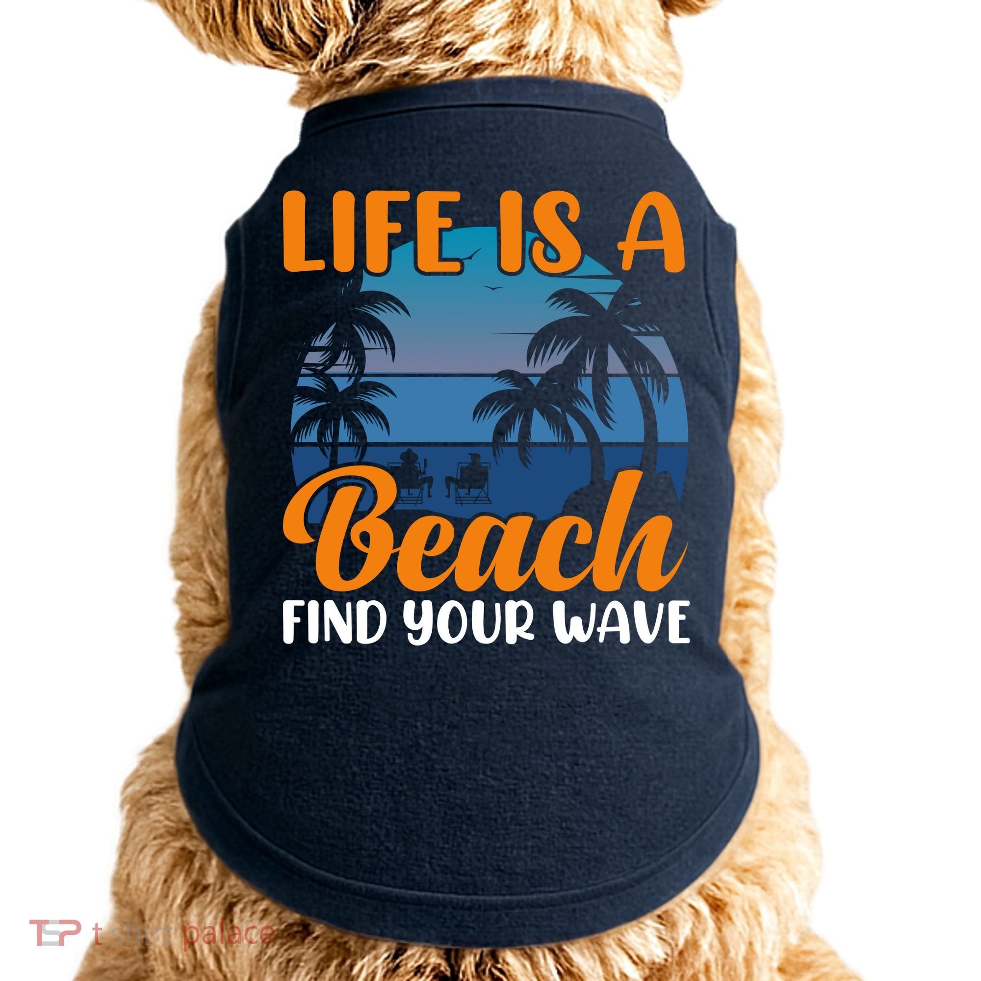 Life Is A Beach Doggie Tank