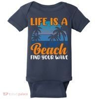 Life Is A Beach Baby Bodysuit thumb 0