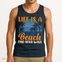 Life Is A Beach Tank Top thumb 3