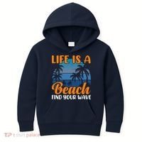 Life Is A Beach Kids Hoodie thumb 0