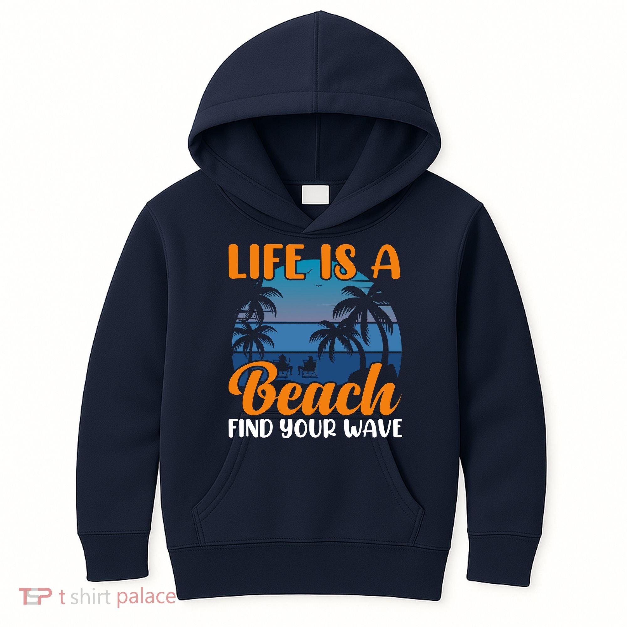 Life Is A Beach Kids Hoodie