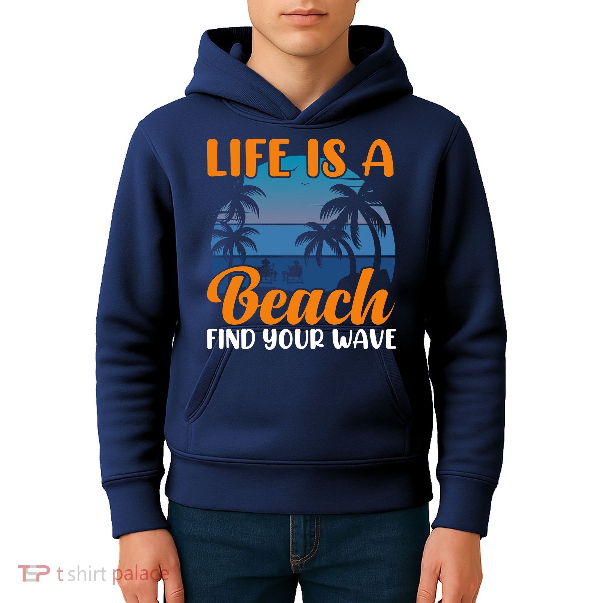 Life Is A Beach Kids Hoodie
