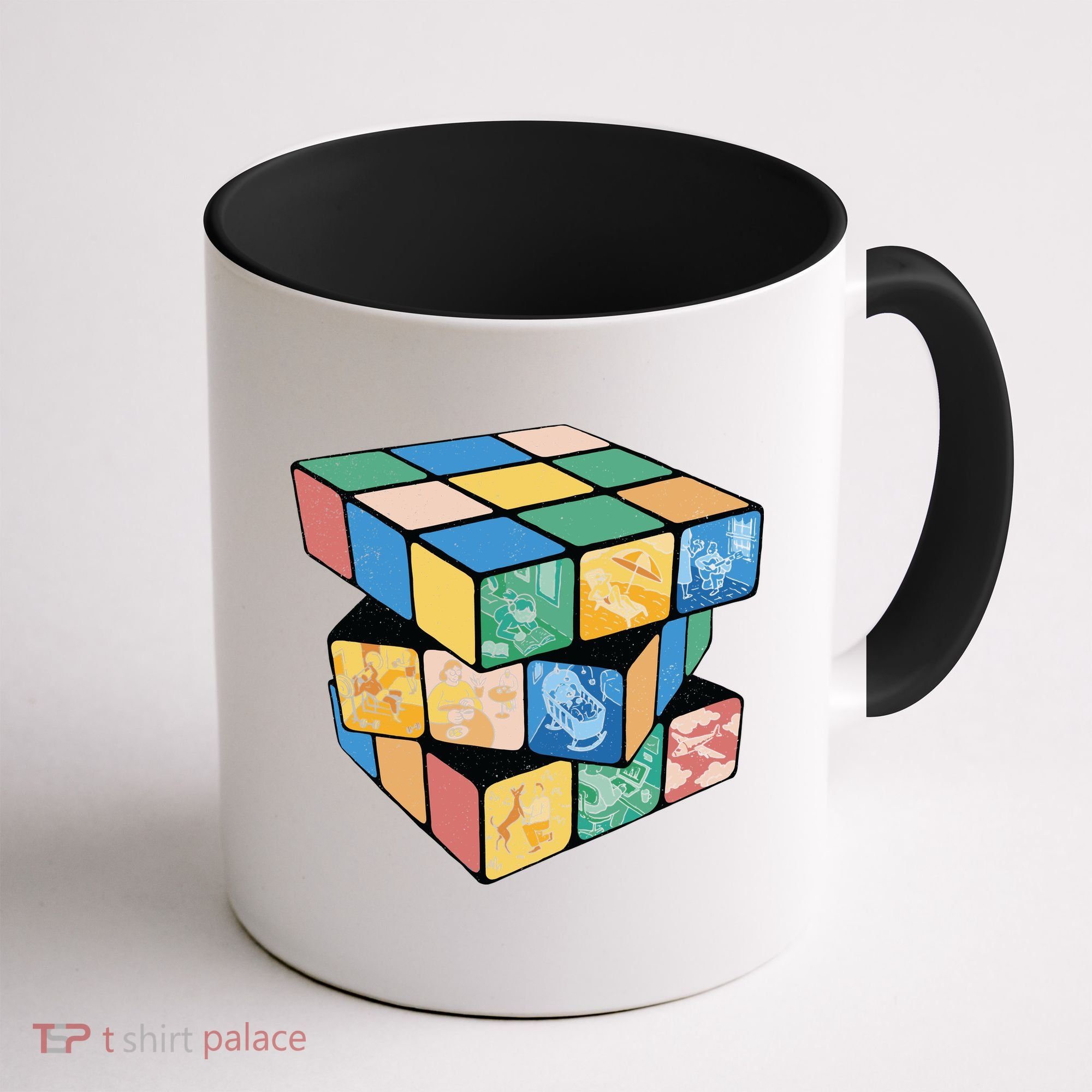 Life In A Playing Cube Coffee Mug