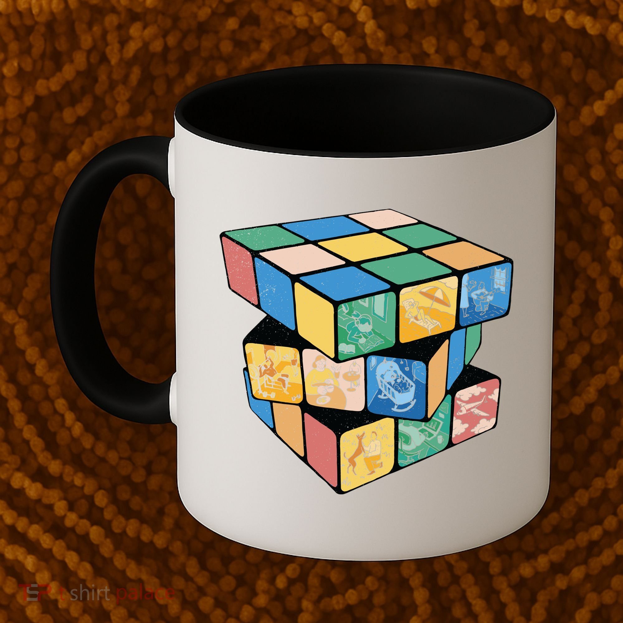 Life In A Playing Cube Coffee Mug
