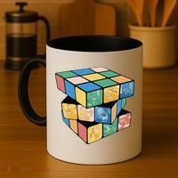 Life In A Playing Cube Coffee Mug thumb 4
