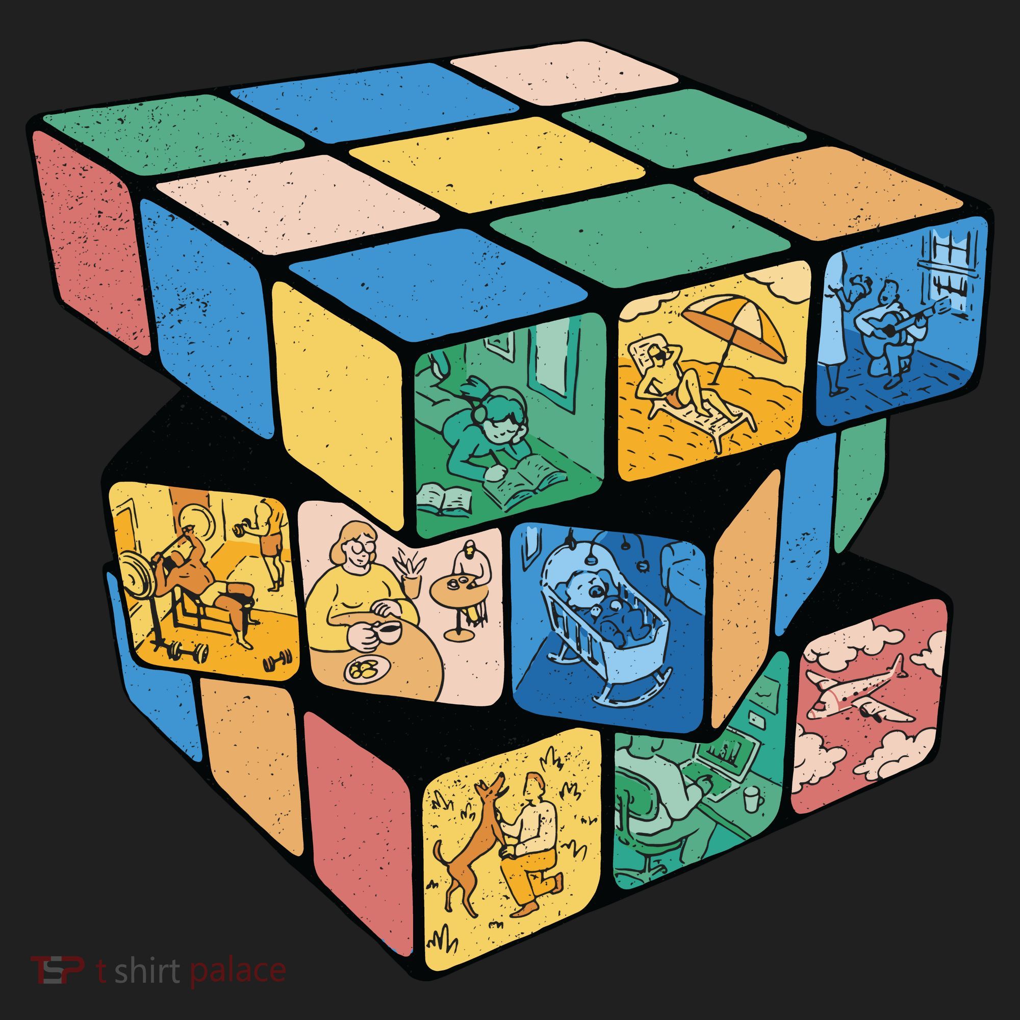Life In A Playing Cube Beanie