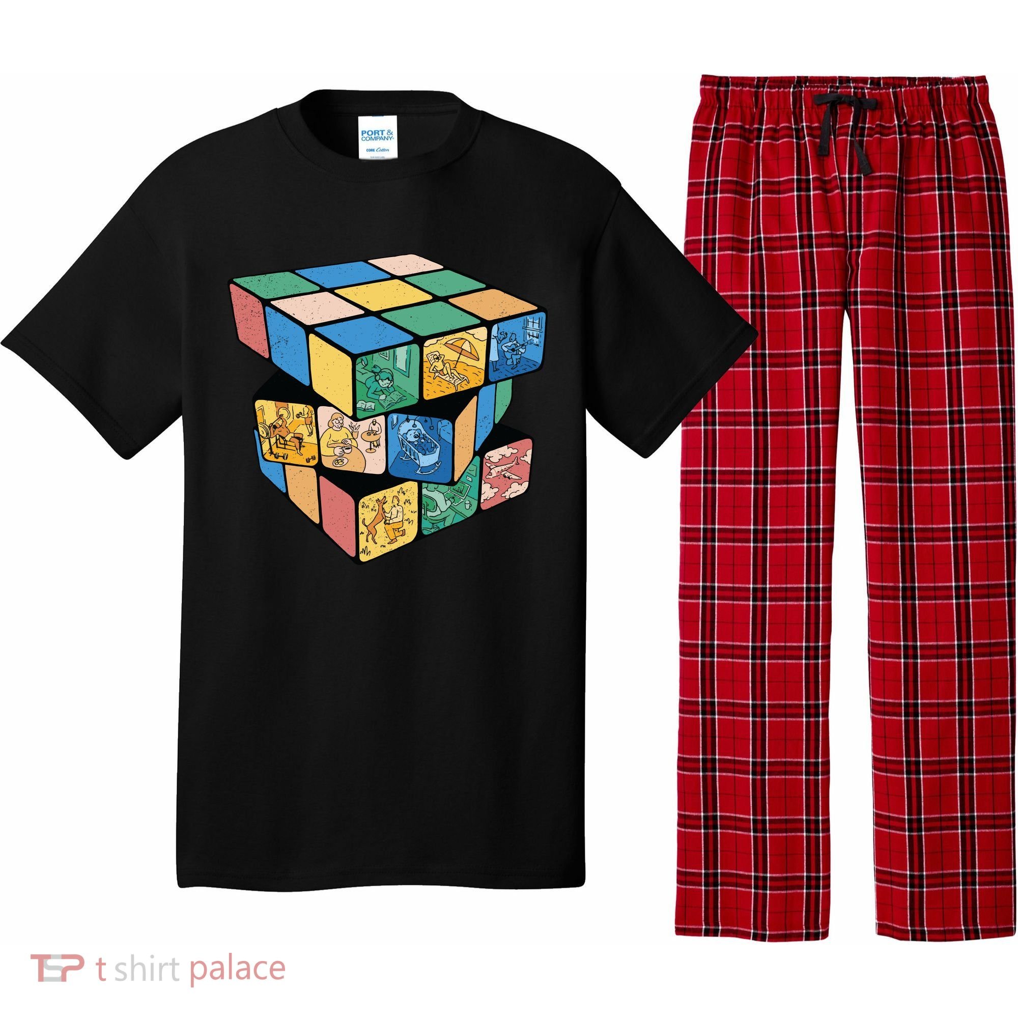 Life In A Playing Cube Pajama Set