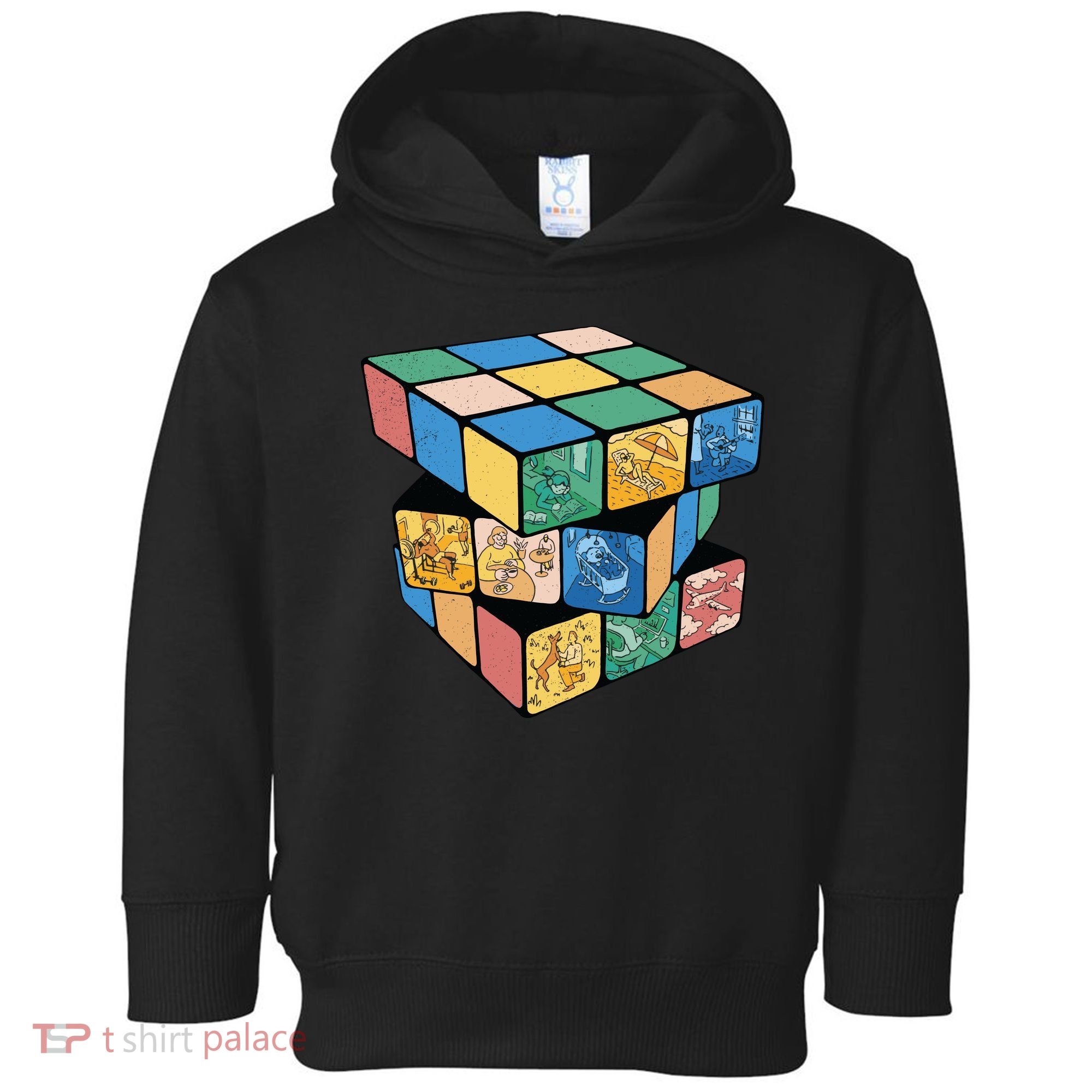 Life In A Playing Cube Toddler Hoodie