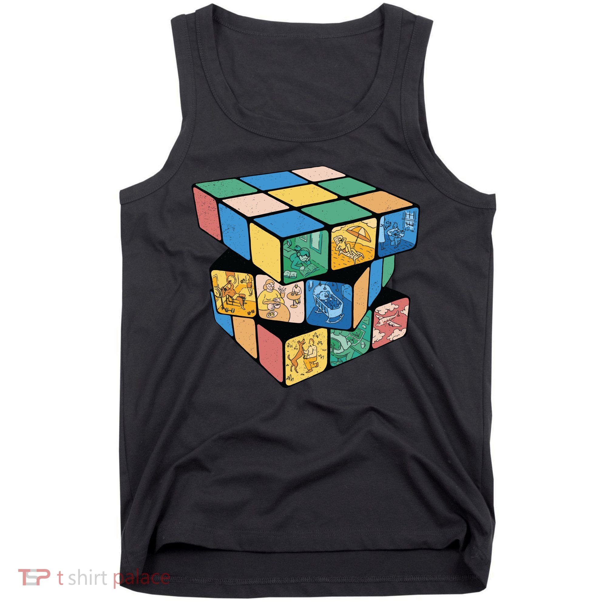 Life In A Playing Cube Tank Top