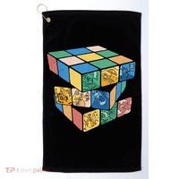Life In A Playing Cube Golf Towel thumb 0