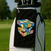 Life In A Playing Cube Golf Towel thumb 2