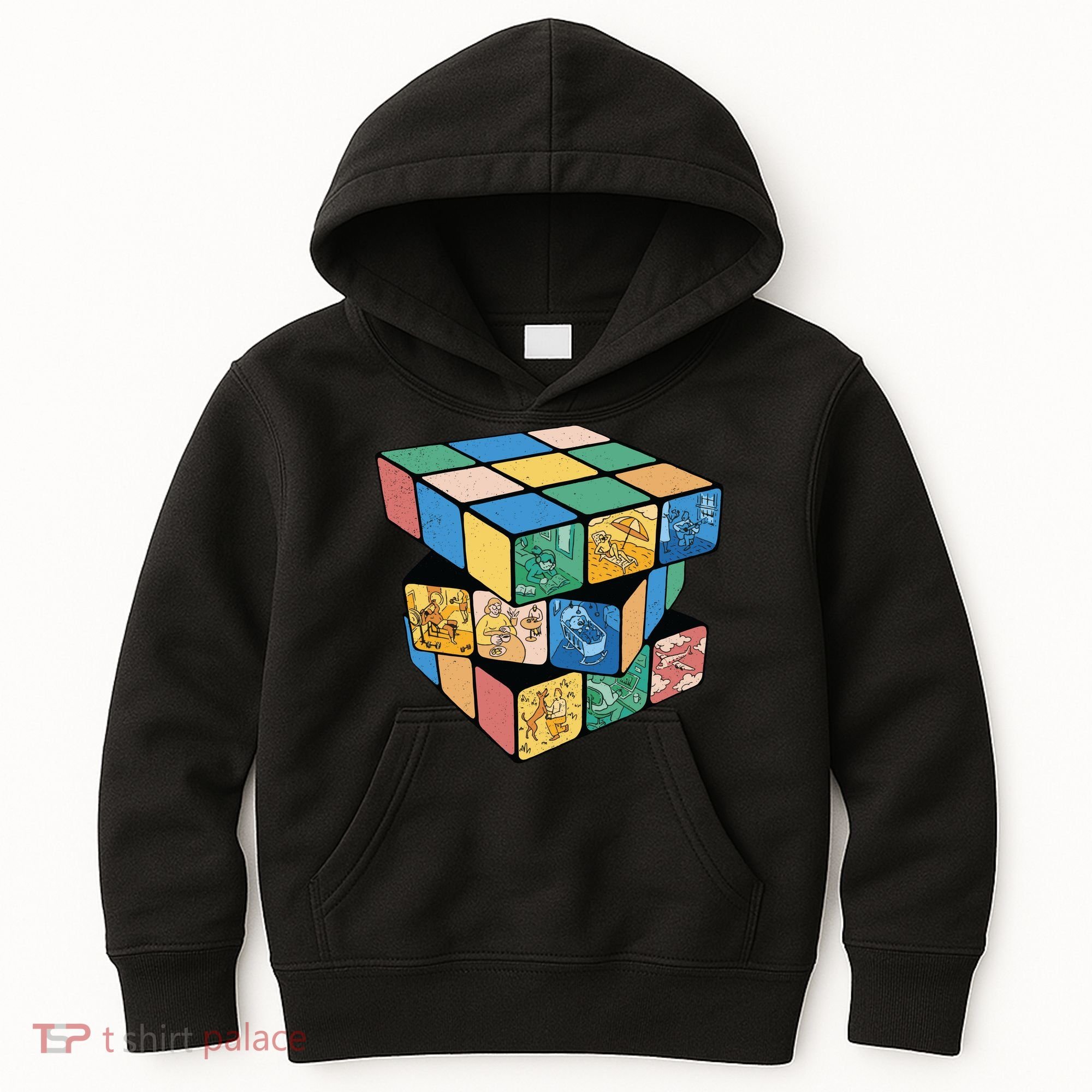 Life In A Playing Cube Kids Hoodie