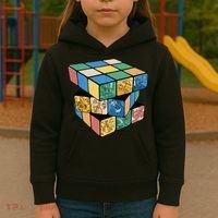 Life In A Playing Cube Kids Hoodie thumb 3