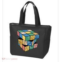 Life In A Playing Cube Tote Bag thumb 3